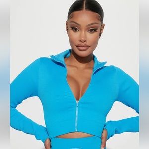 Athletic zip up jacket